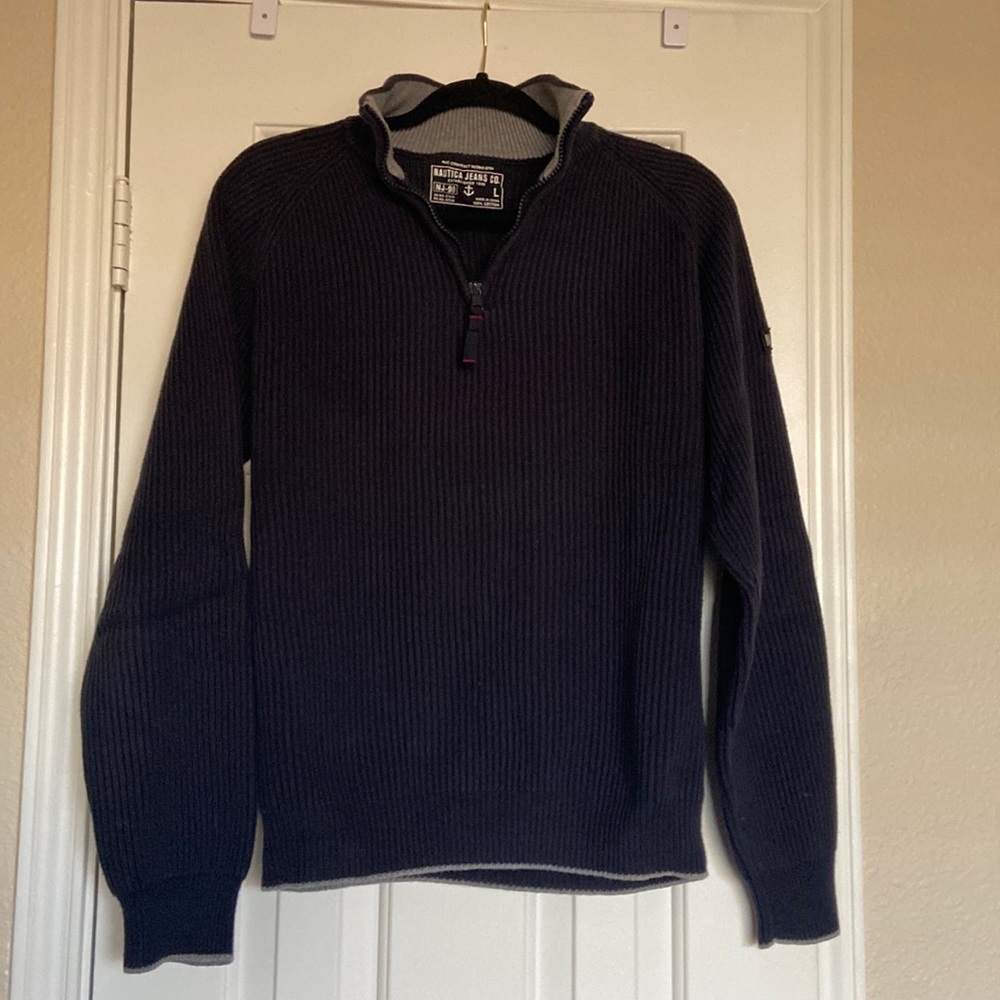 Nautica Men's Size L Navy Sweater